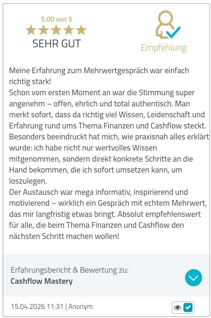 Erfahrungsbericht 2